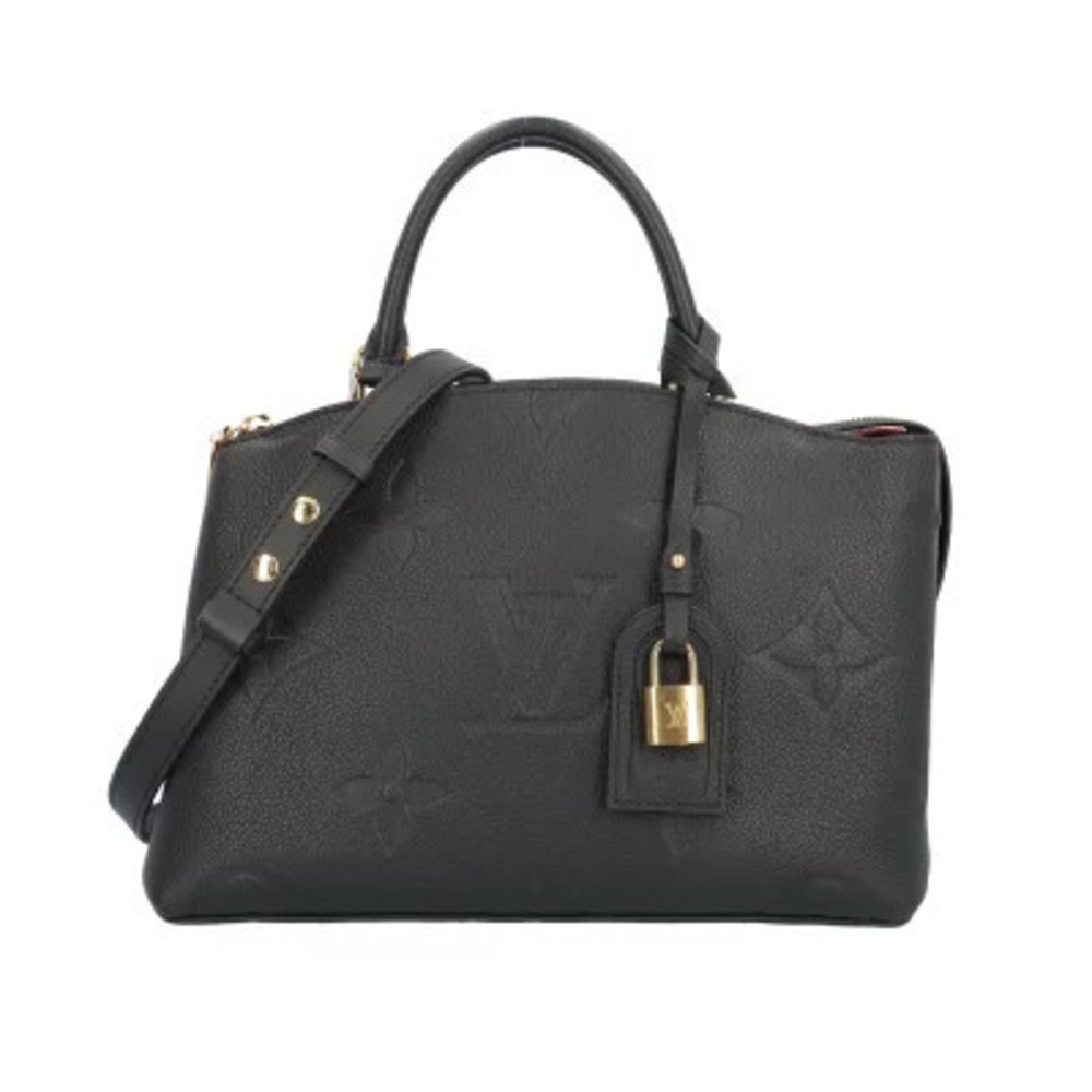 Louis Vuitton Palais Monogram Empreinte Shoulder Bag Black
